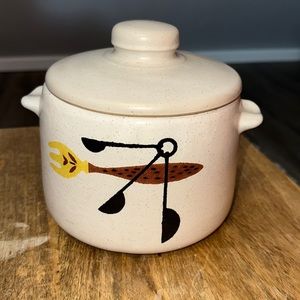 Vintage West Bend MCM Bean Pot‎ Mid Century Modern